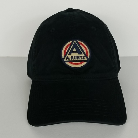 A.Kurtz A.KURTZ Black Patch Flex Baseball Cap OSFA - Picture 4 of 14